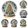 Christmas Crystal Ball Design Acrylic DIY Diamond Painting Clock Kit