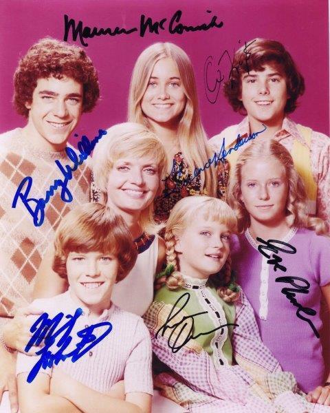 REPRINT - BRADY BUNCH Cast Autographed Signed 8 x 10 Photo Poster painting RP