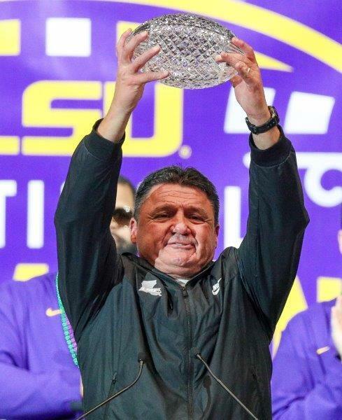 ED ORGERON LSU TIGERS Head Coach Glossy 8 x 10 Photo Poster painting Poster Man Cave