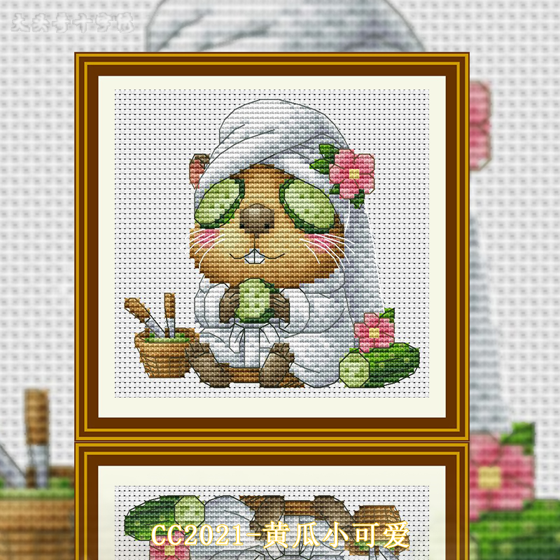 [CC2021-Cucumber Cute]  Painting Fairy Cross Stitch