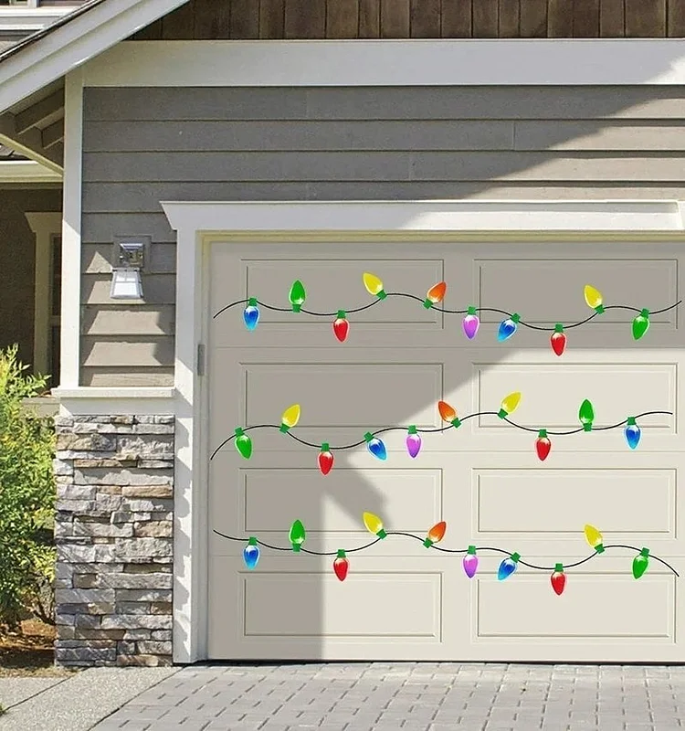 Reflective Light Bulb Magnet Decorations 