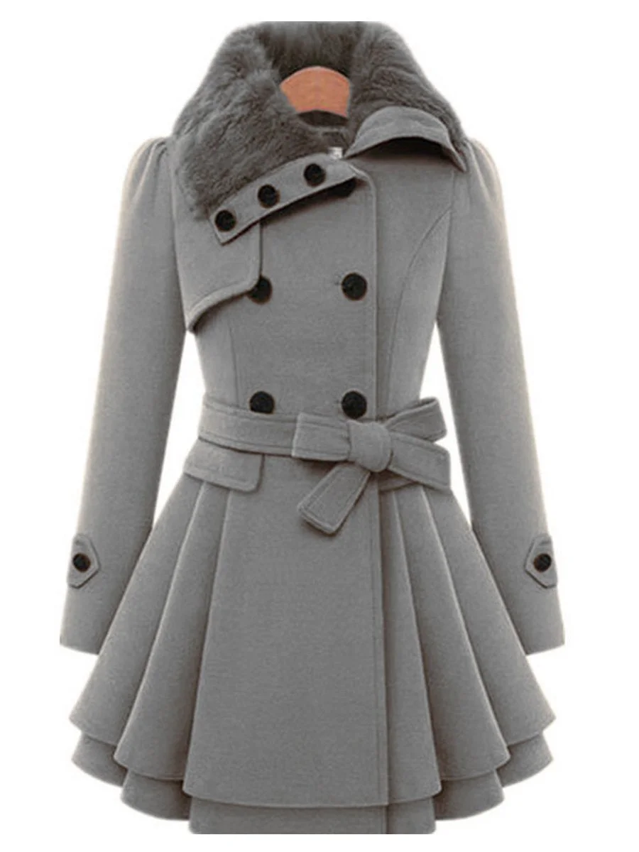 Autumn/Winter Trendy Long Woolen Coat