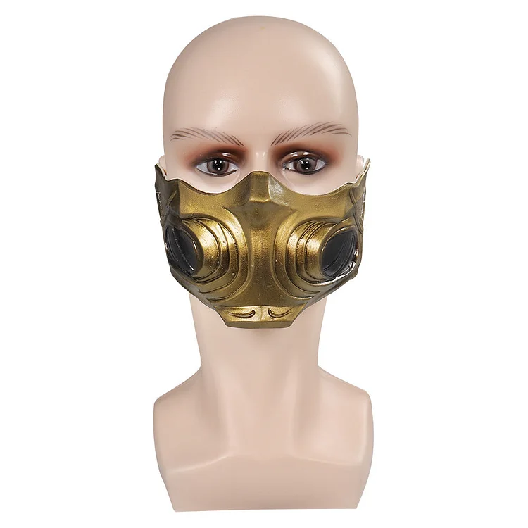 Mortal Kombat Scorpion Cosplay Latex Masks Helmet Halloween Props