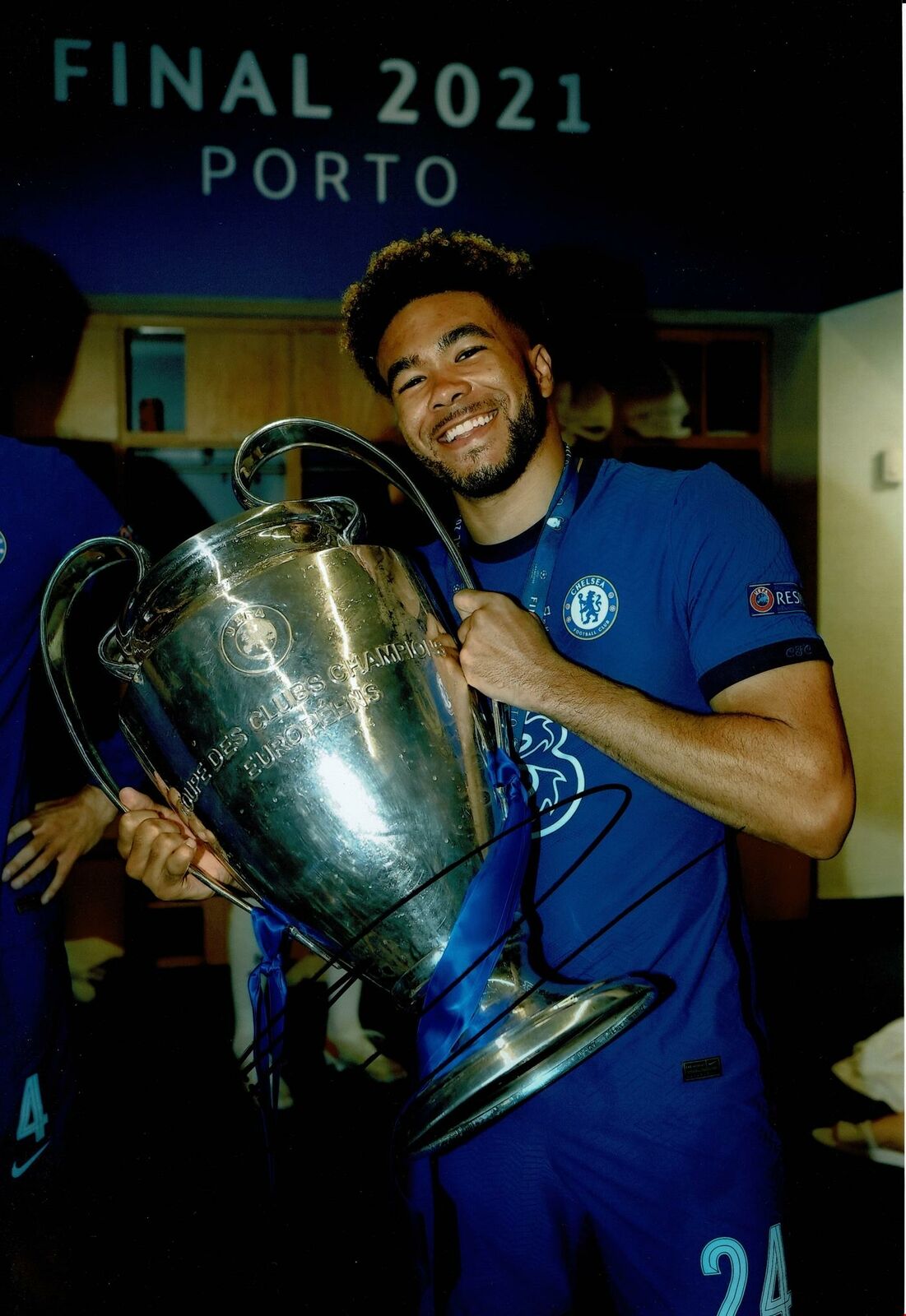 Reece James Signed 12X8 Photo Poster painting Chelsea F.C. Genuine Signature AFTAL COA (1443)