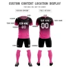 Soccer Wear Uniform With Inventory Items Quick Dry Uniforms Shirts Sportswear Set Team Training Football Wear Soccer Jerseys