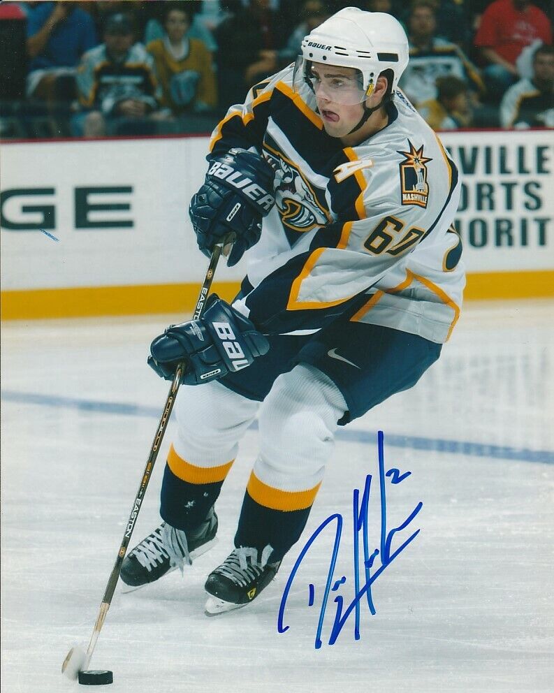 DAN HAMHUIS SIGNED NASHVILLE PREDATORS 8x10 Photo Poster painting #2 Autograph