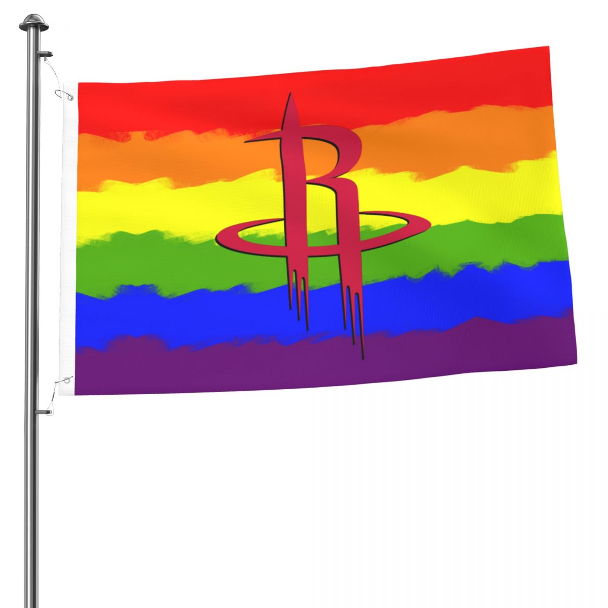 Houston Rockets Traditional Pride 2x3FT Flag
