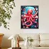 >SALE<5D DIY Full Round Drill Diamond Painting Octopus Home Decor Art Craft 30x40cm