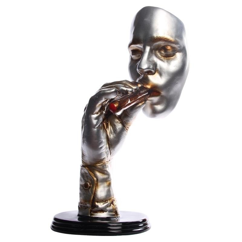 ABSTRACT ART SCULPTURE- THE SMOKING ONE - Milo