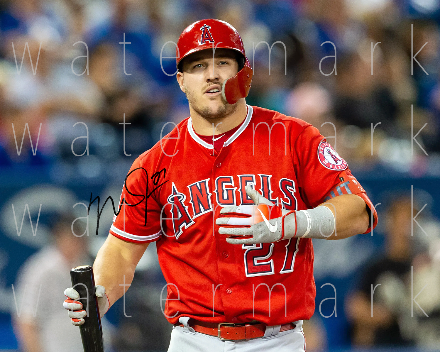 Mike Trout Los Angeles Angels signed 8X10 Photo Poster painting picture poster autograph RP