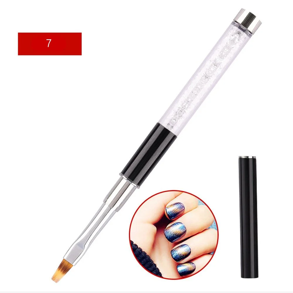 16 Types Nail Art Painting Brush UV Gel Extension Builder Carving Drawing Pen Crystal Diamond Handle Manicure Salon Tools NEW-Nail Inspo