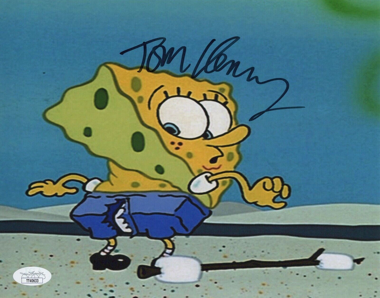 TOM KENNY Hand Signed 8x10 SPONGEBOB SQUAREPANTS Photo Poster painting Autograph JSA COA Cert