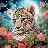 (Multistyle) Tigre L&eacute;opard-Peinture Diamant En Forme Sp&eacute;ciale-30*30CM