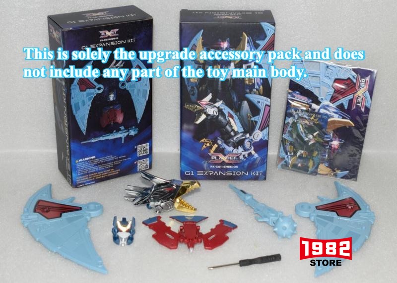 Planet X PX-C01K G1 Ismenios Deathsaurus Upgrade Kit - Transformers Toy Accessory, NOT the Main Body
