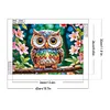 Diamond Painting-DIY Crystal Rhinestone Owl