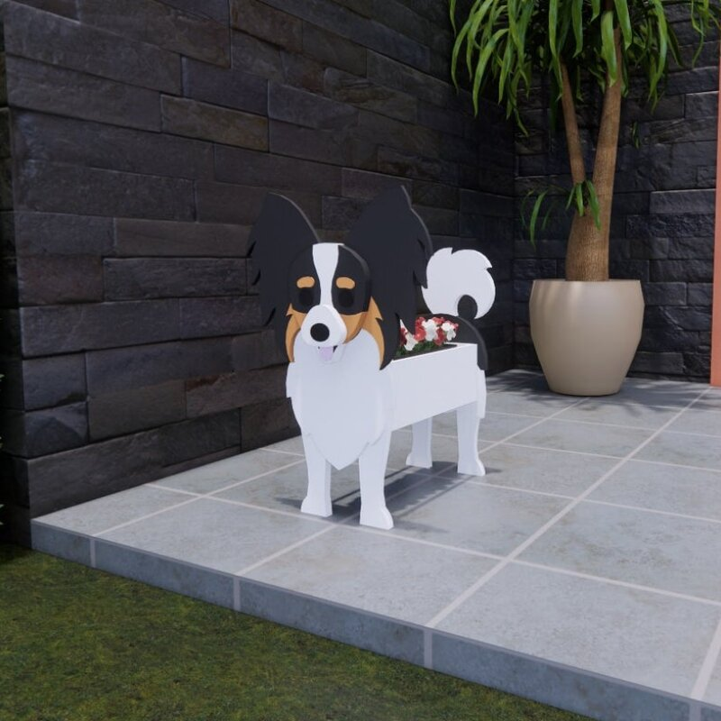 Dog Planter - Butterfly Plant