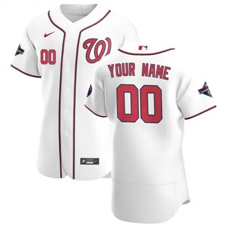 Men's Washington Nationals Customized Stitched MLB Jersey Q7DA