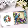 6Pcs Diamond Painting Flowers and Birds Greeting Card with Envelopes for Beginner Adult Holiday Gifts