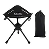 Portable Folding Tripod Stool 360 Rotating Camping Stool Foldable Tripod Chair