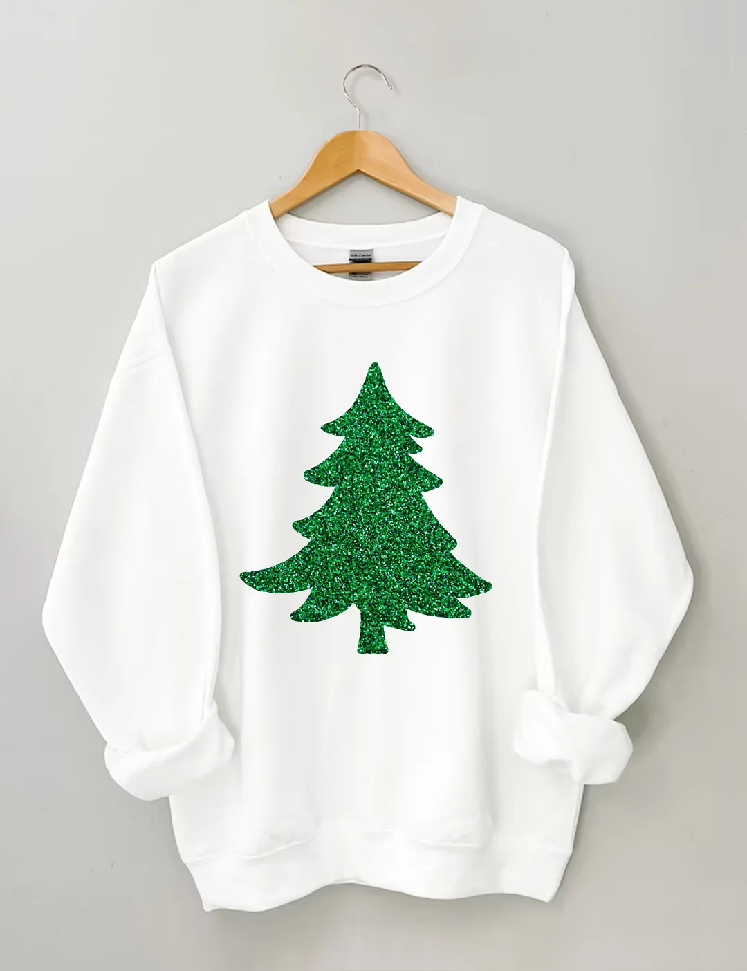 Glitter Sparkly Christmas Tree Sweatshirt