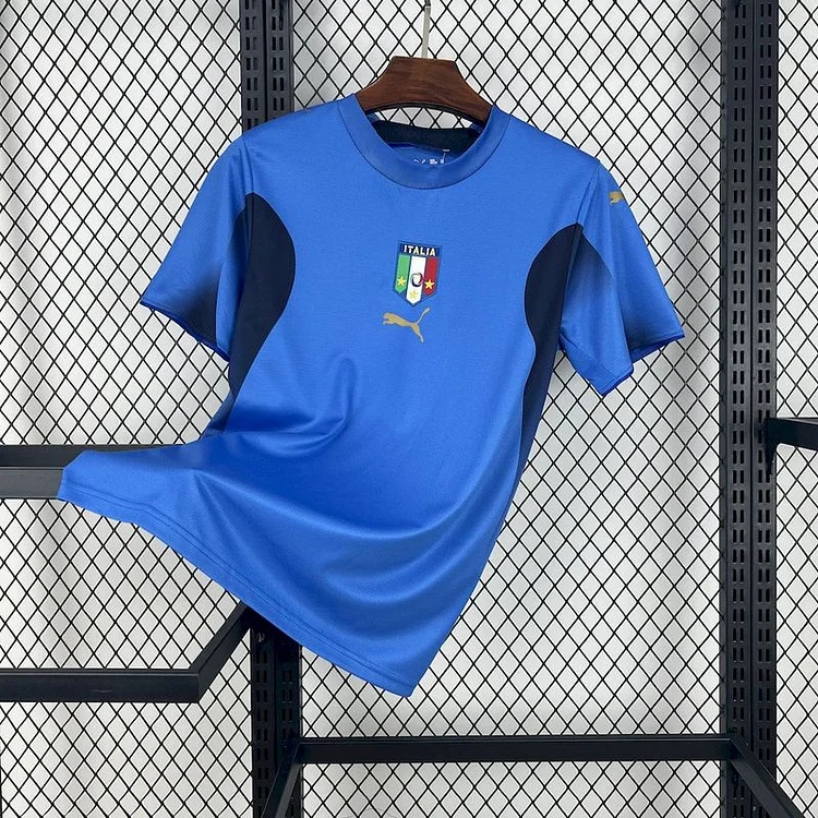 2006 retro italy home football jersey