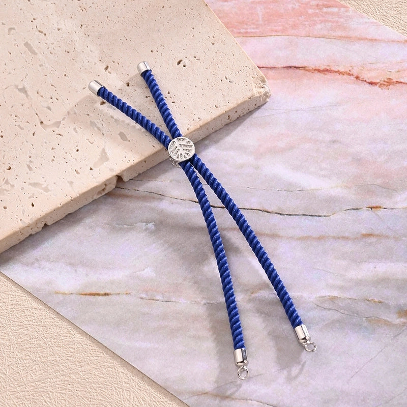 1 Strand/Package Cotton Rope Copper White Gold Plated Cord String Polished Jewelry Accessories Rope