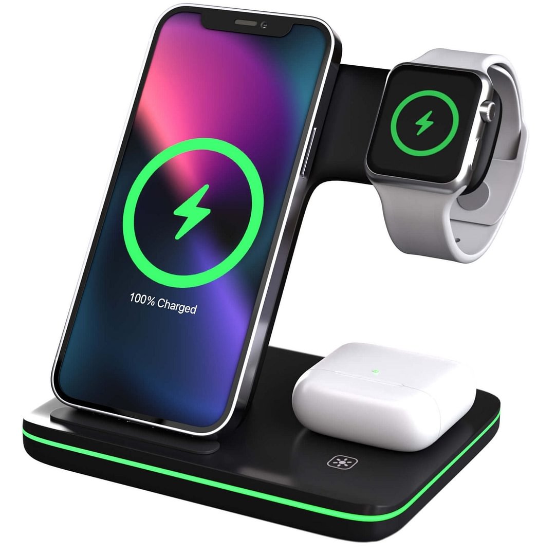 3 in 1 Wireless Charger | For Apple - vzzhome