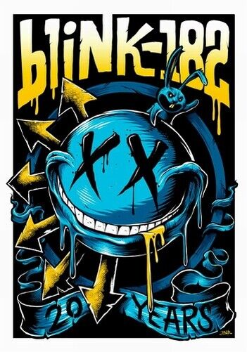 BLINK 182 POSTER - 20 YEARS PROMO - Photo Poster painting POSTER INSERT PERFECT FOR FRAMING