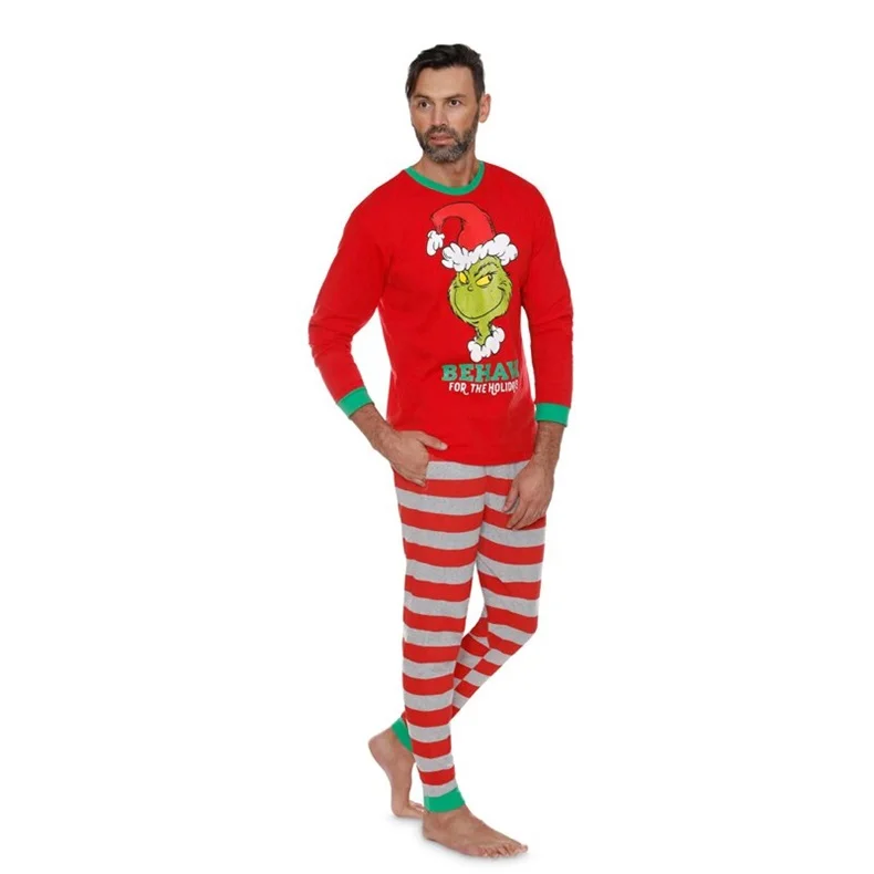 Family Matching The Grinch Pajamas Set