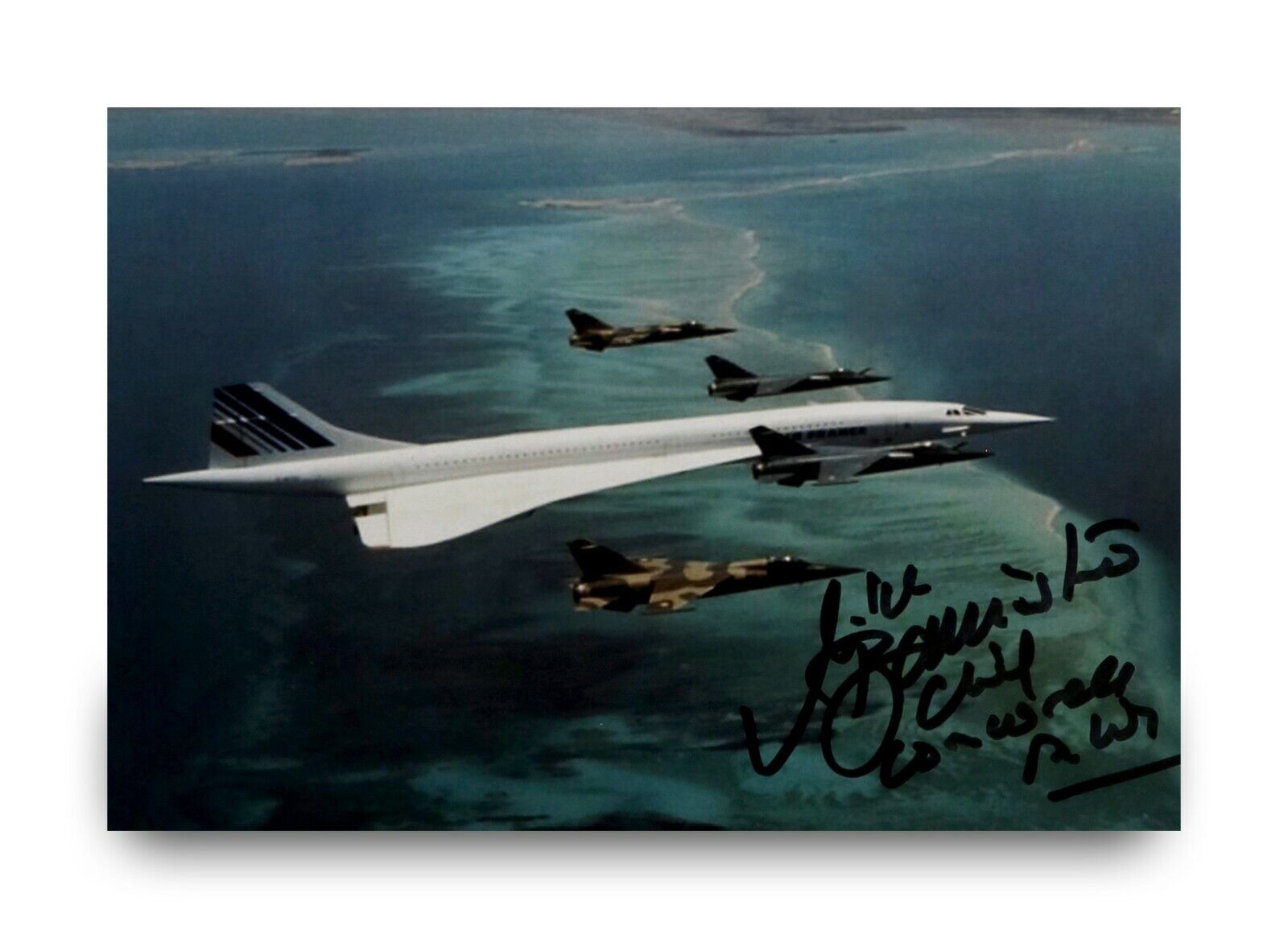 Mike Bannister Signed 6x4 Photo Poster painting Chief Concorde Pilot Autograph Memorabilia + COA