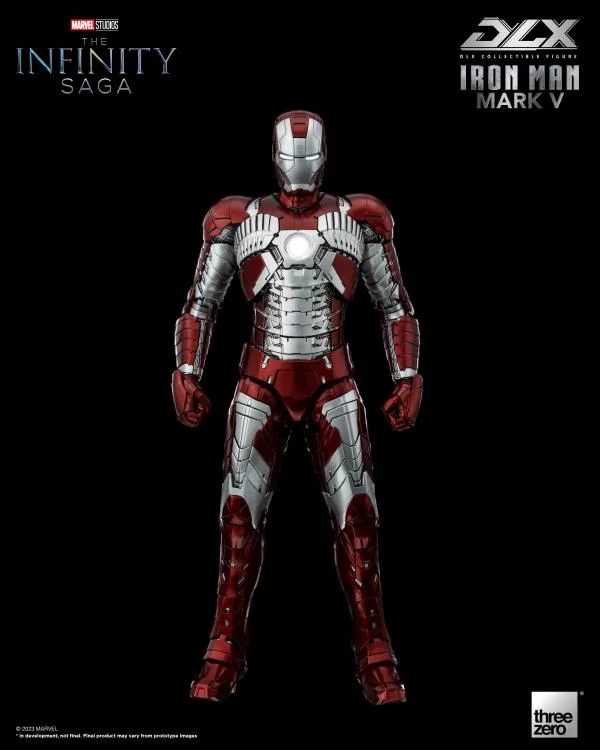PRE-ORDER Threezero - Avengers: The Infinity Saga DLX Iron Man Mark V 3Z02540C0 1/12 Scale Action Figure-