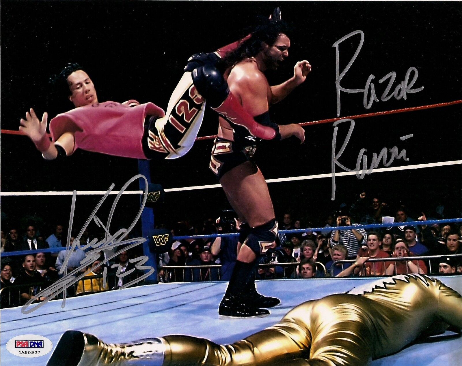 Razor Ramon & 123 Kid Signed 8x10 Photo Poster painting PSA/DNA COA WWE Scott Hall X-Pac Auto'd