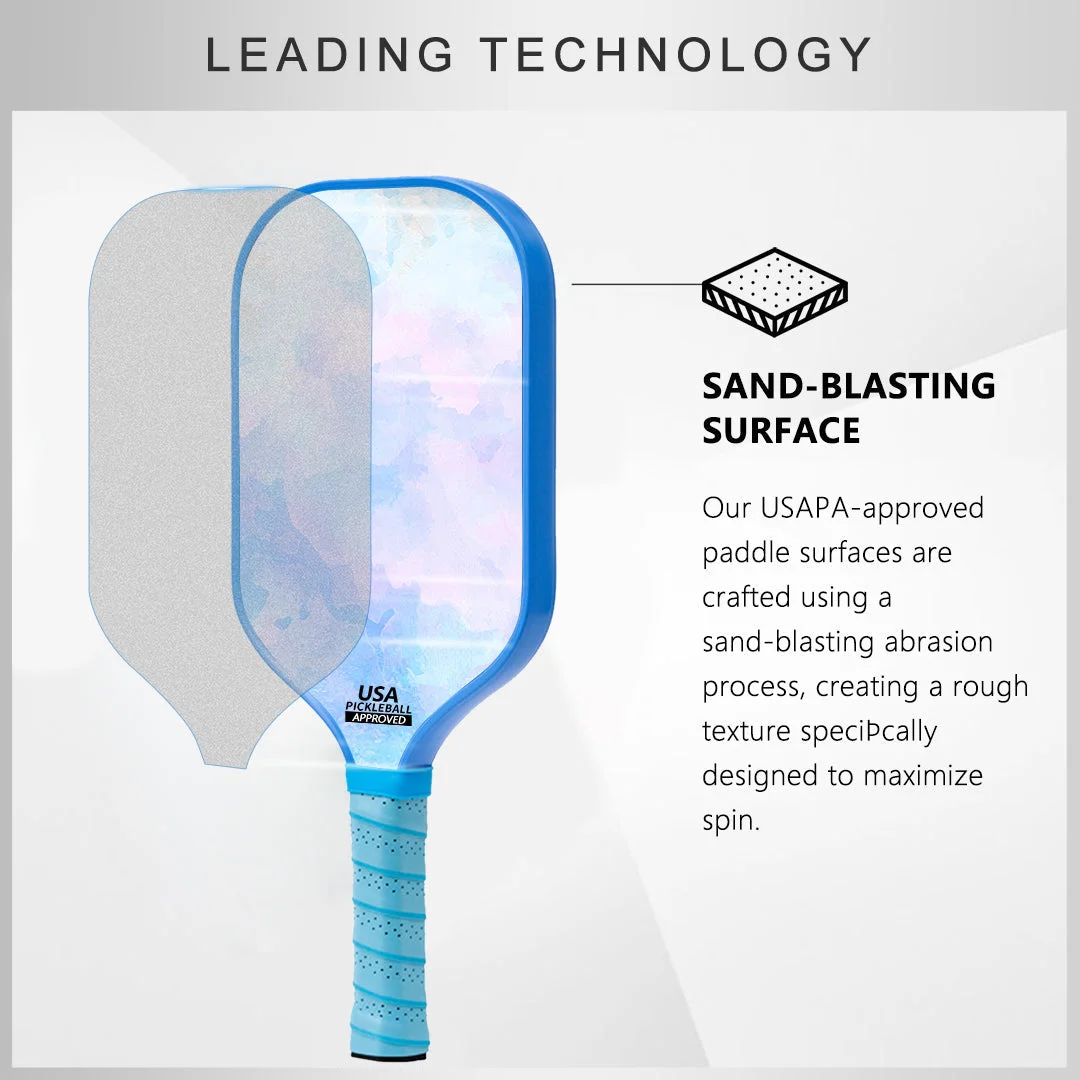 Original Paddle (16mm) T700 Sandblasted Carbon Fiber-Luminous Layers Paddle