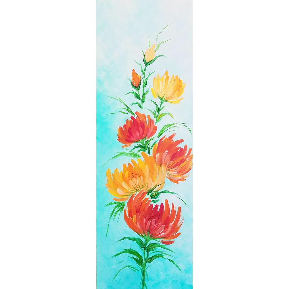 

Flower - Round Drill Diamond Painting - 30*80CM (Big Size), 501 Original