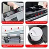 Side Window Backseat Hanging Organizer with Cup Holder Car Side Door Storage Box