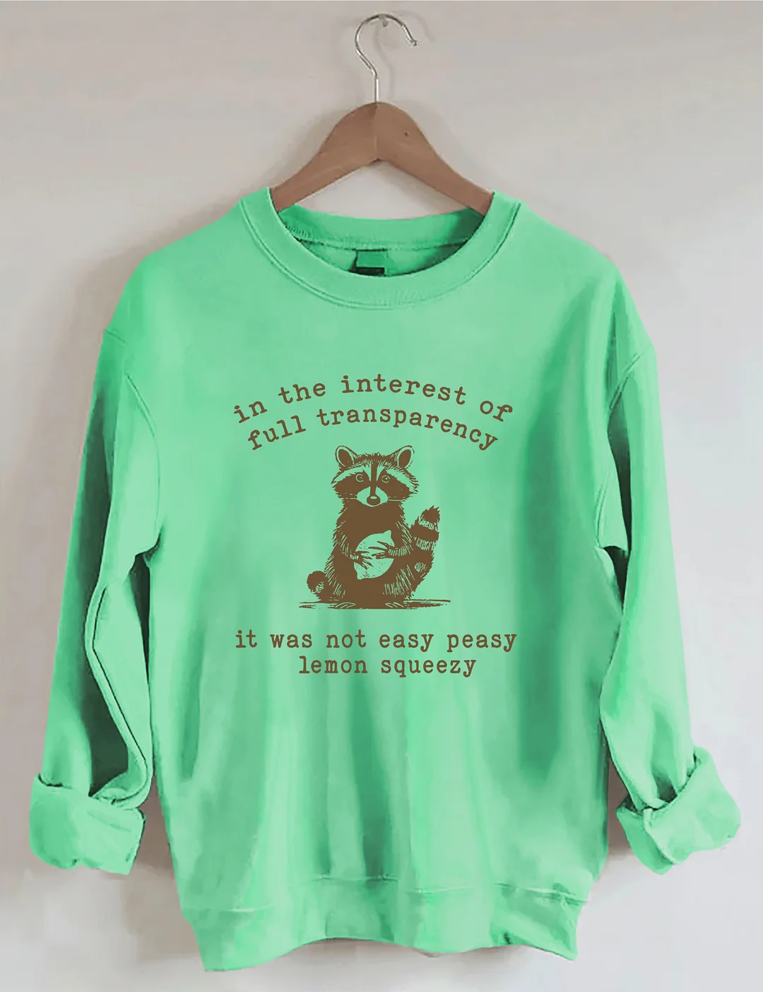 In The Insterest Of Full Transparency Sweatshirt