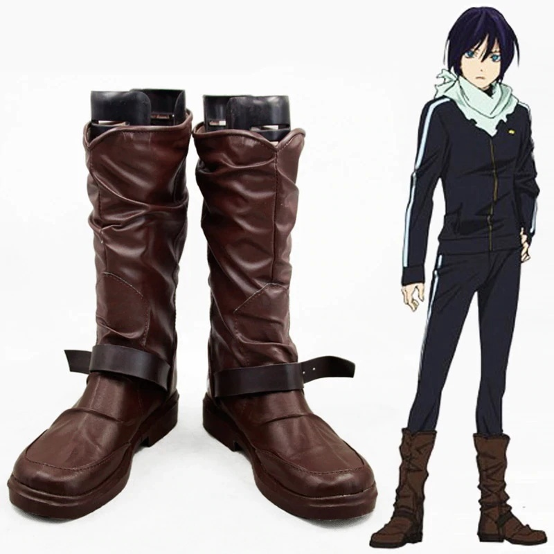 Noragami Yato Pu Boots Cosplay Shoes