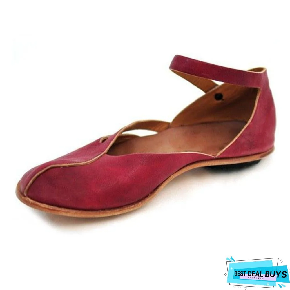 Large Size Summer Women Casual Leather Sandals