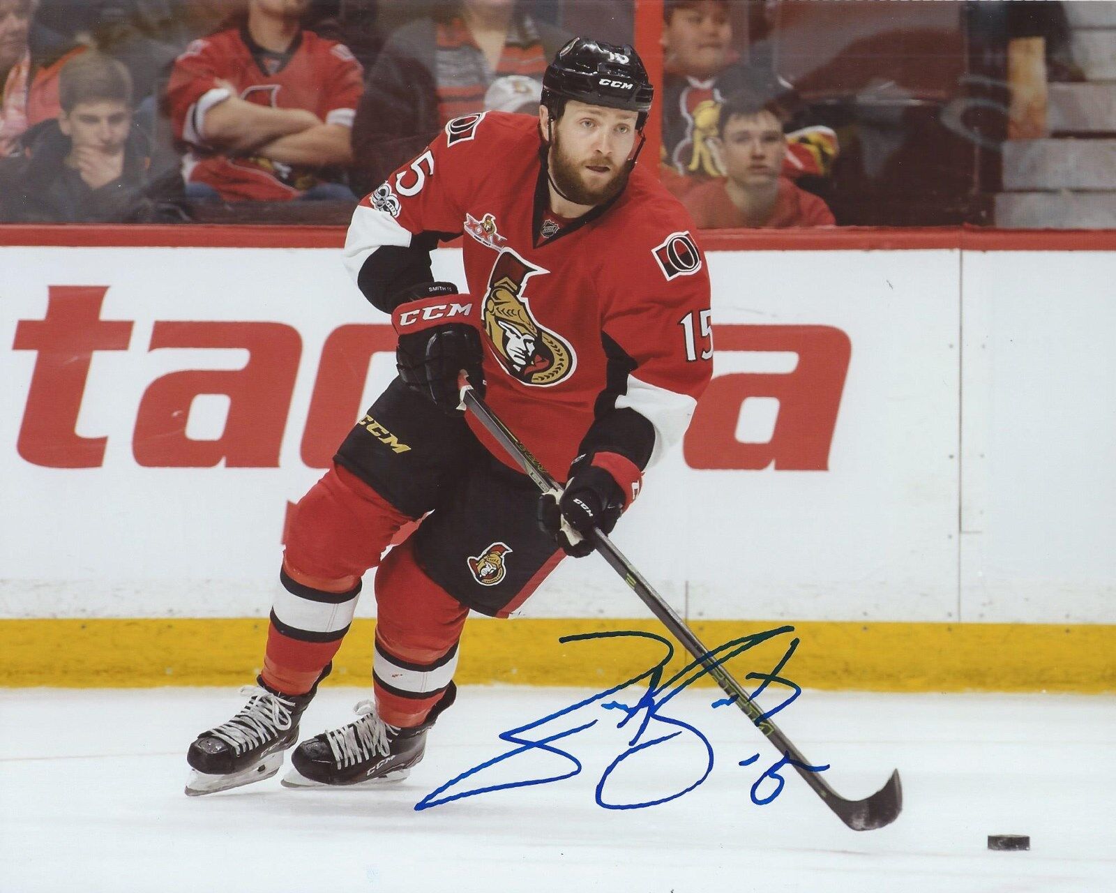 Zack Smith Signed 8x10 Photo Poster painting Ottawa Senators Autographed COA B