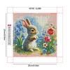 Framed Diamond Painting - Full Round Drill - Rabbit (25x25cm)