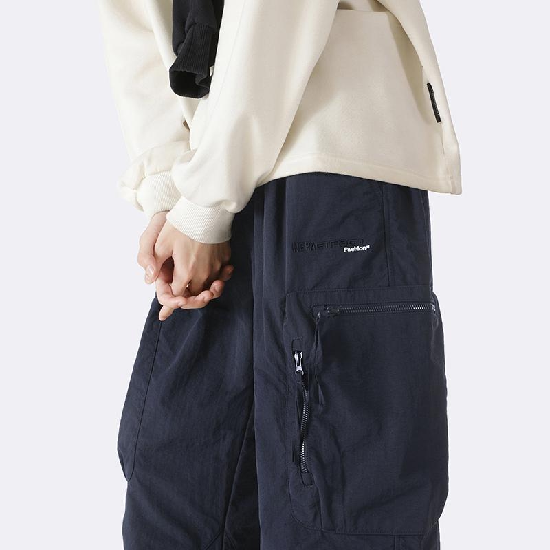 Streetwear Men Outfits – Large Pockets Japanese Fashion Retro Cargo Pants Men Harajuku Casual Jogging Pants Korean Streetwear Joggers Loose Trousers Male | Inquiraton