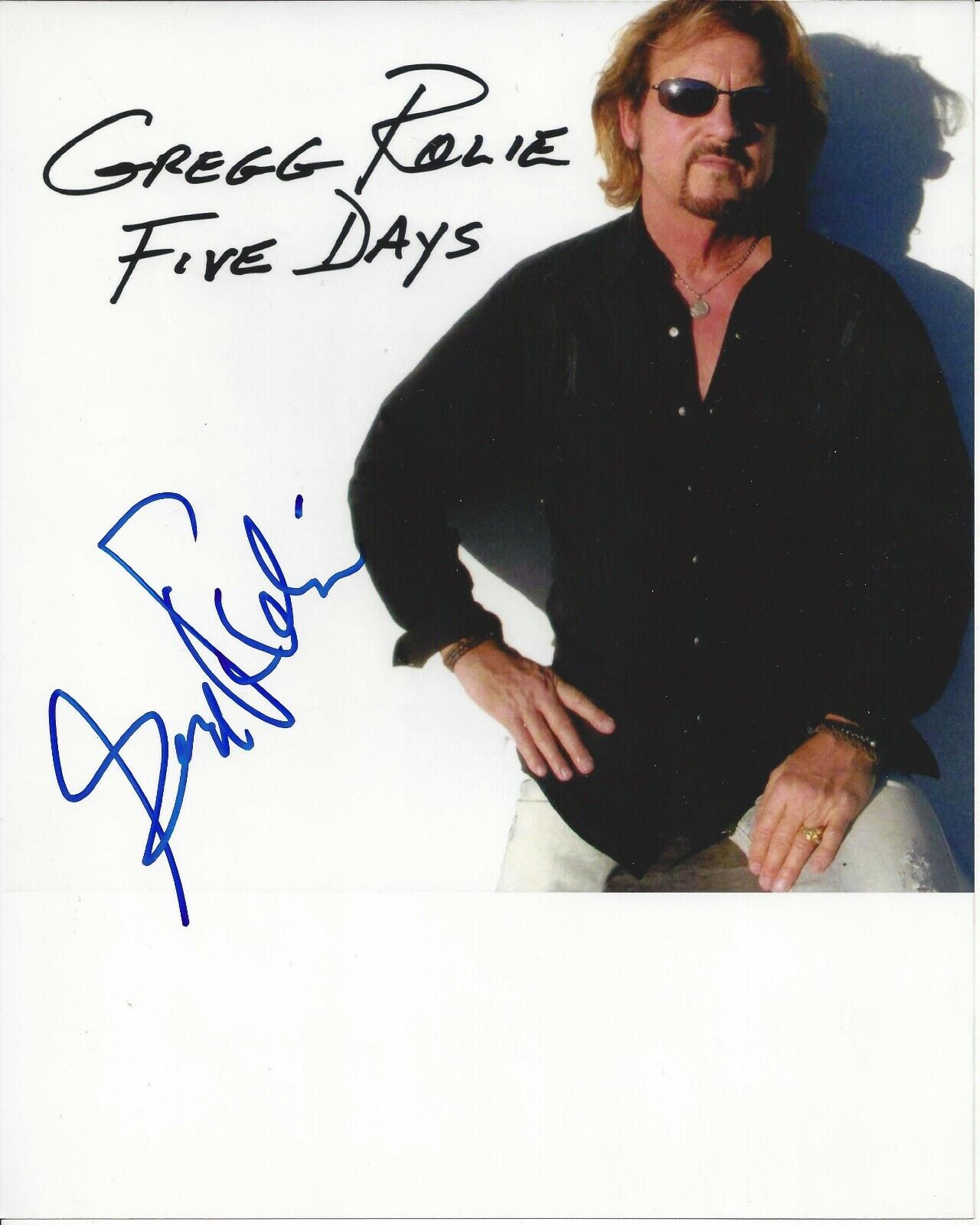 Gregg Rolie Autographed 8x10 JourneyB373