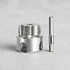 Water Pipe Wrench Thread for 1/2 & 3/4 & 1 Inch PVC/Plastic Pipes Drill Driven Plumbing Repair Kit Pipe Thread Cutting Tool Compatible for Electric Drill