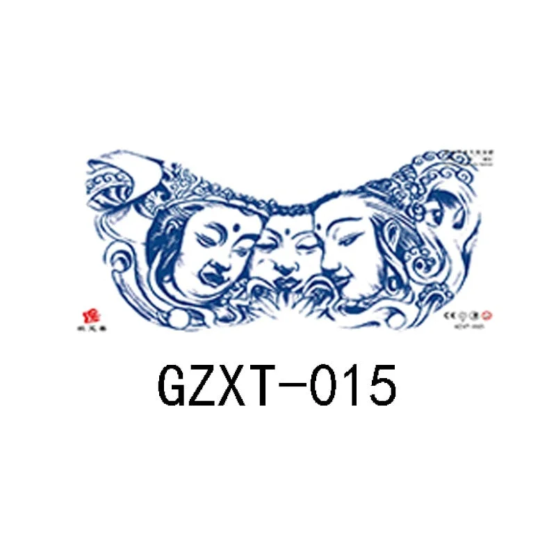 Herbal juice chest sticker tattoo sticker lasts 15 days herbal plant semi-permanent juice tattoo on chest back