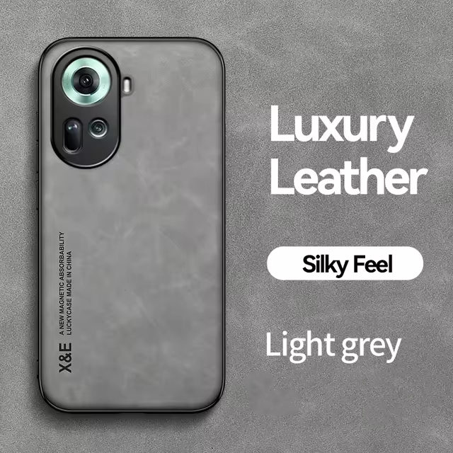 Magnetic Shockproof Leather Case-For OPPO Reno