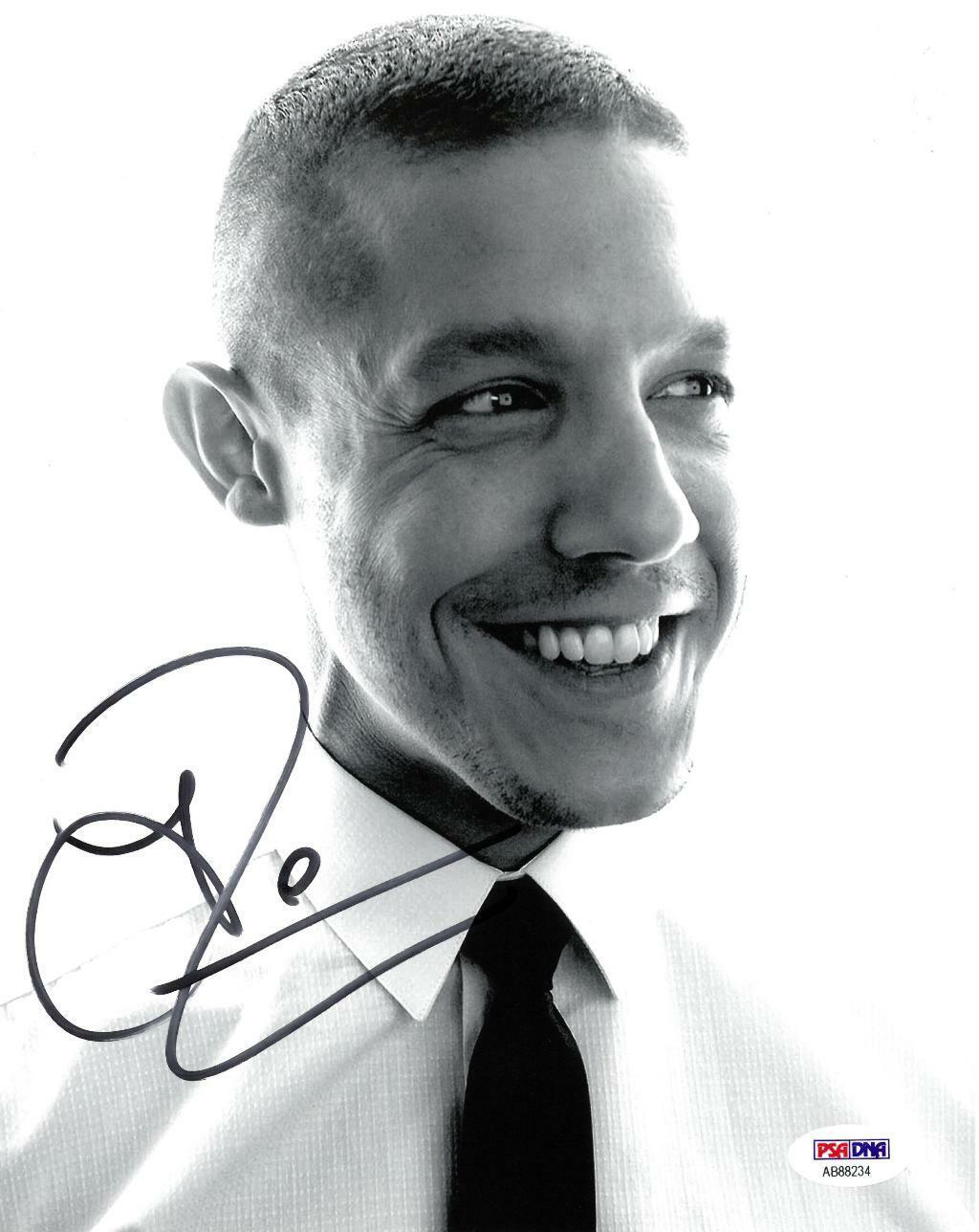 Theo Rossi Signed Authentic Autographed 8x10 B/W Photo Poster painting PSA/DNA #AB88234