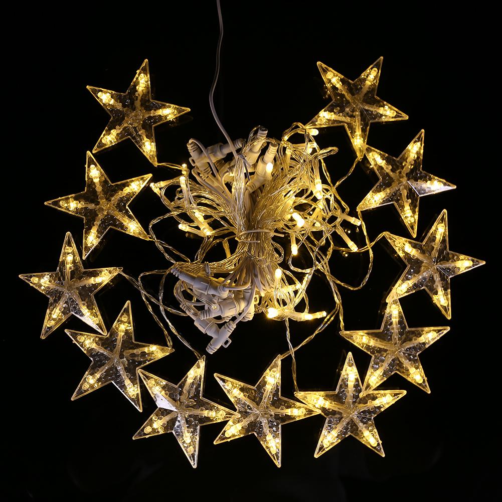 

3M LED Waterproof Star Remote Parties Xmas-Curtain String Night Light, 501 Original