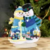 Diamond Painting Embrace Snowman Table Top Decor Christmas Decor