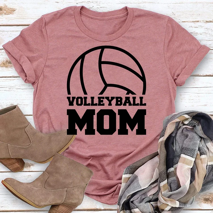Volleyball mom T-Shirt Tee -07379-Annaletters