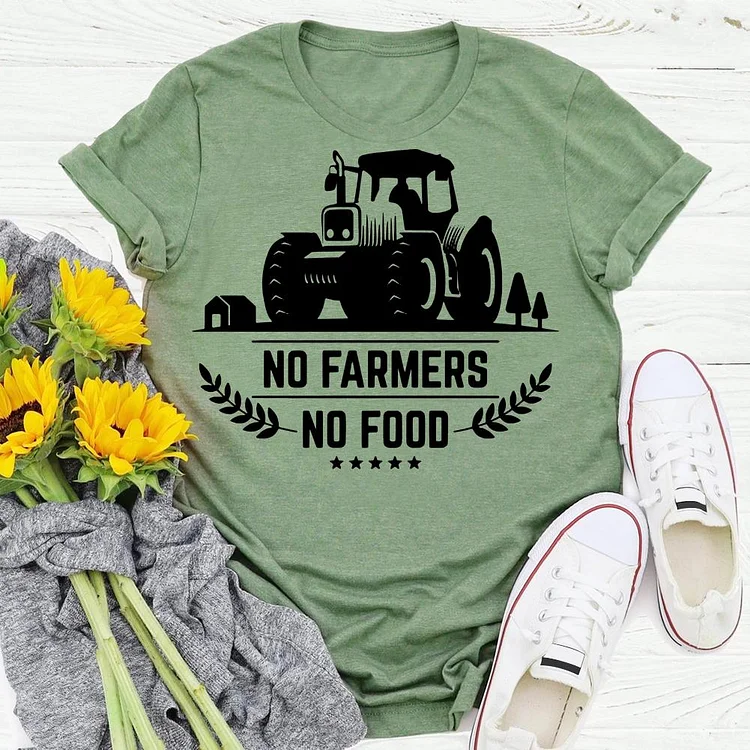 PSL - no farmers no food village life T-shirt Tee -03881